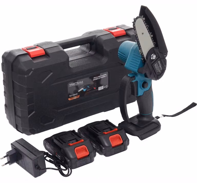 KRAFT&DELE Sega a catena a batteria monomanuale 4", 2x21V/2,0Ah KD10645