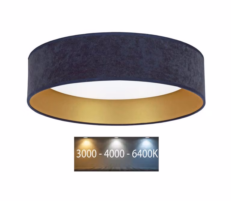 Brilagi - Lampada a LED VELVET LED/24W/230V 3000/4000/6400K blau/oro
