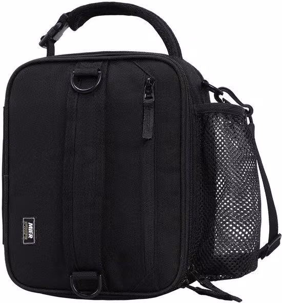 Mini kit da viaggio con contenitori isolanti neri