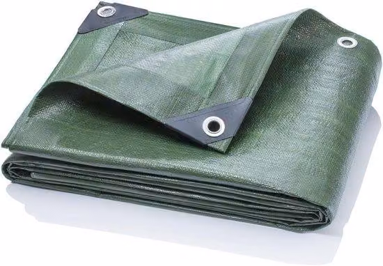 Telo in tessuto impermeabile 2x2 m - verde - 120 g/m²