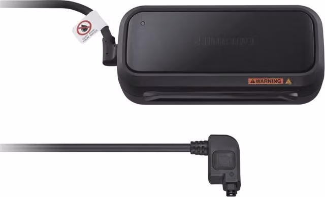 Caricabatteria compatto Shimano STEPS EC-E6002 per batteria agli ioni di litio, nero