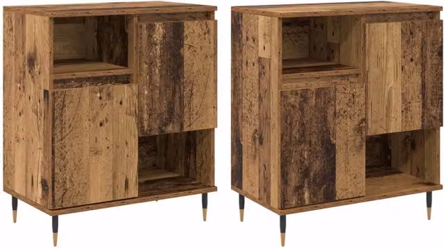 Credenza | Sideboards 2 pcs Legno vecchio