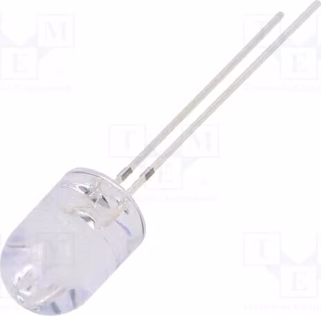 5 LED, angolo di emissione 30°, 8mm, OSR5PA8B31B, diodi LED a foro passante, 8mm, 8400÷10000 mcd, colore rosso