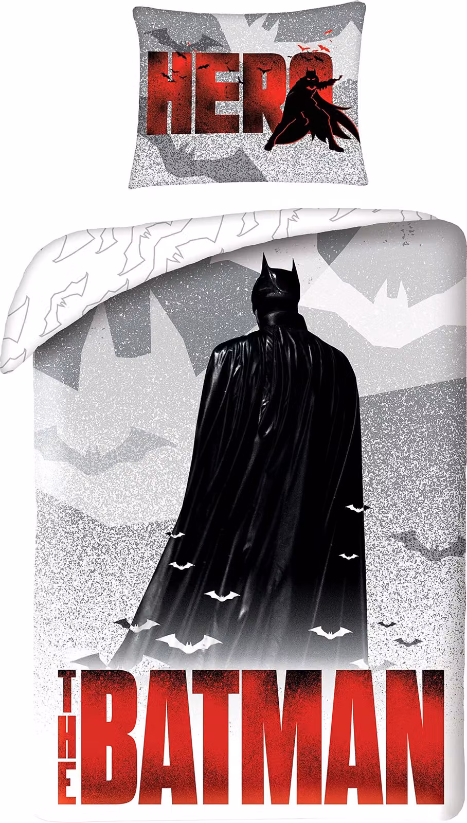 HALANTEX Lino incluso Batman Hero Cotone, 140/200, 70/90 cm