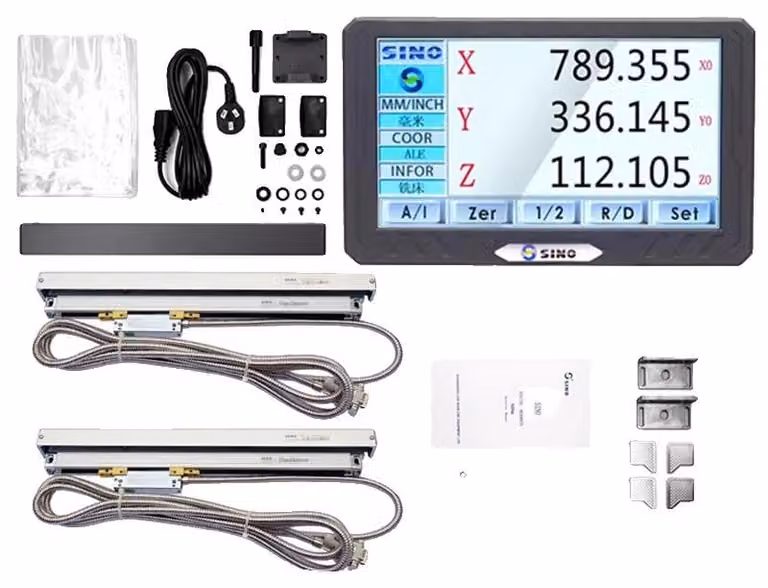 Display digitale, touchscreen, alta precisione, DRO-2PCS KA500