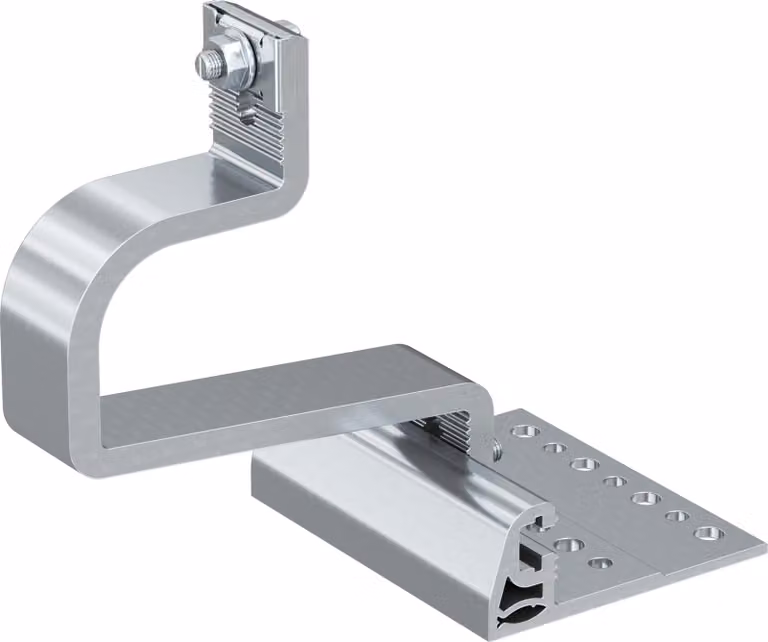 Ganci da tetto Fischer RH 40-52 VB AL in alluminio, 10 pezzi