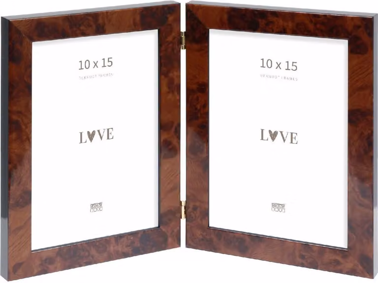 Deknudt S47EG1 Doppia cornice verticale in legno 10x15 cm