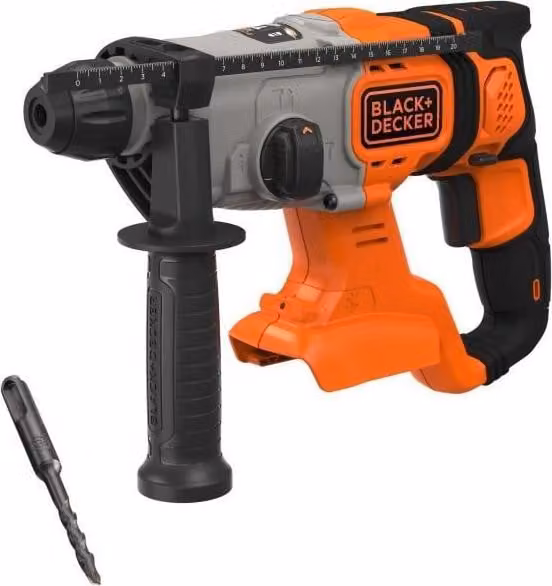 Trapano a percussione SDS Black+Decker BCD900B, 18 V, 1,2 J, 3 funzioni, senza batteria né caricabatteria