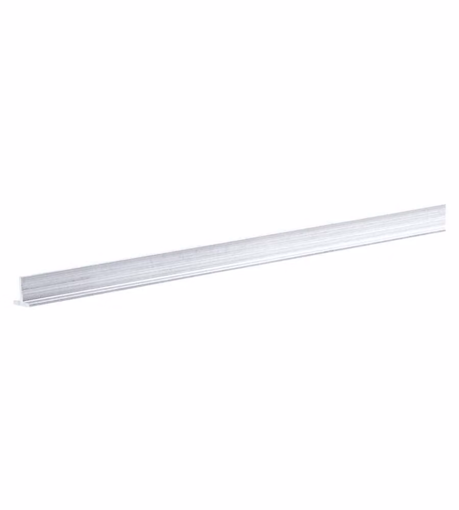 Alfer Profilo a T in Alluminio Naturale 7,5x1,0 mm Lunghezza 1 m