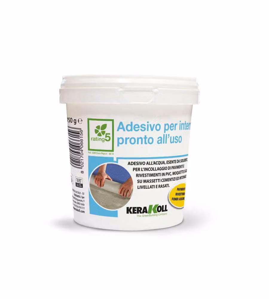 Kerakoll Adesivo Interni Pronto Uso 750g - Incollaggio PVC e Moquette - Beige