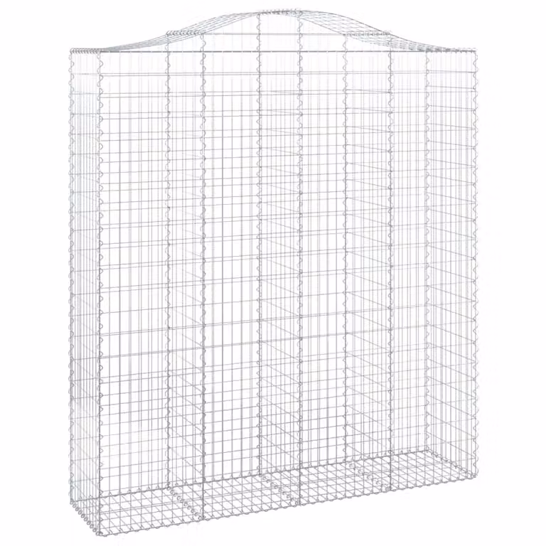 Cesto Gabbione ad Arco 200x50x220/240 cm Ferro Zincato