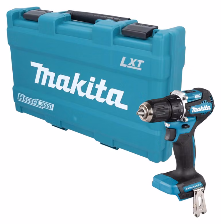Trapano avvitatore a batteria Makita DDF 487 ZK 18 V 40 Nm brushless + valigetta - senza batteria, senza caricabatterie