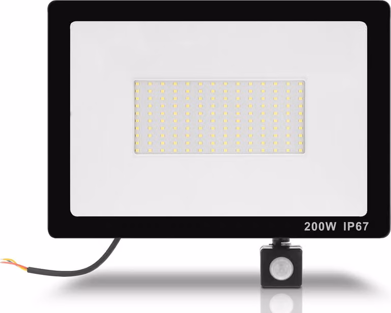 Proiettore Alogeno Per Esterni A Led Per La Parete Sopra Il Garage 200W Premium