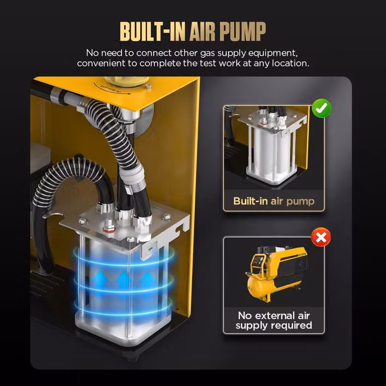 Rilevatore di perdite di fumo per auto professionale - Strumento diagnostico per il sistema EVAP (controllo delle emissioni) - Modello avanzato