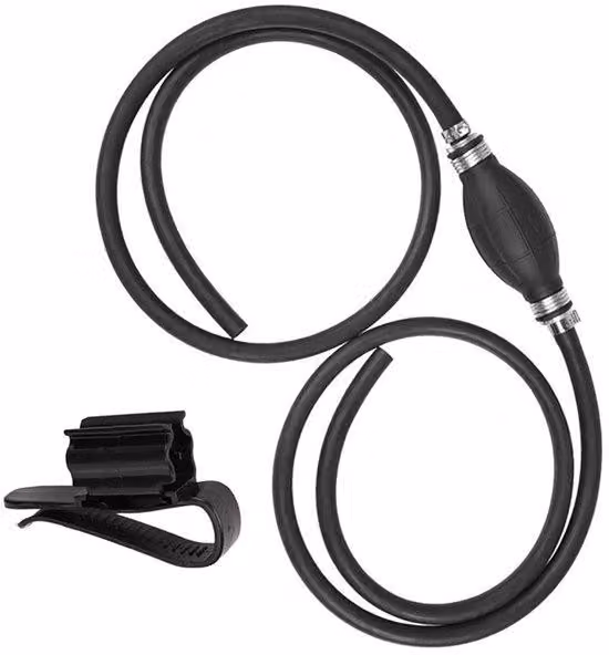Pompa manuale elettrica per il riempimento di tubi, con tubo da 8 mm e gomma resistente alla corrosione
