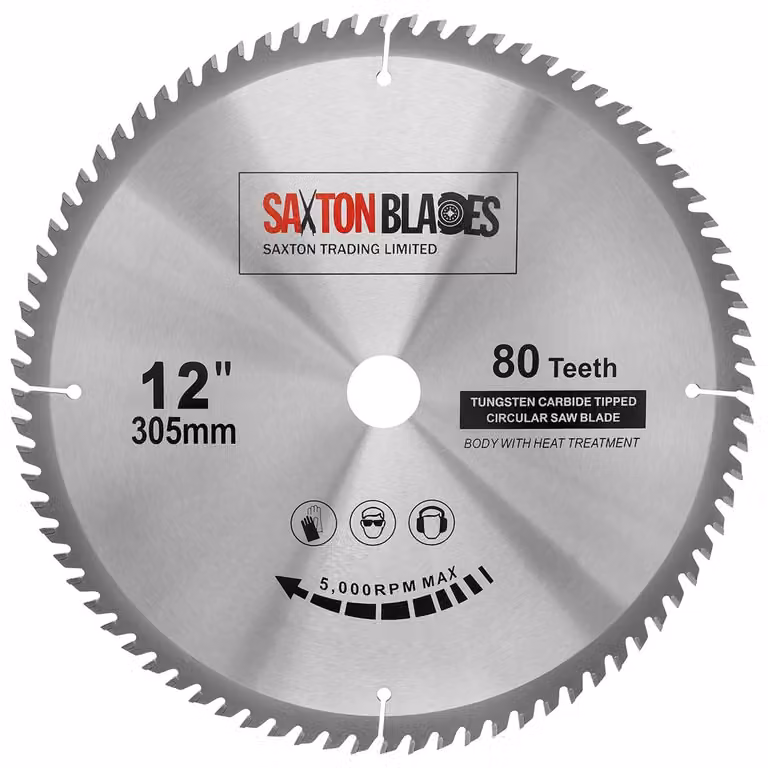 Disco circolare per seghetto TCT, diametro 305 mm, spessore 30 mm, con 80 denti