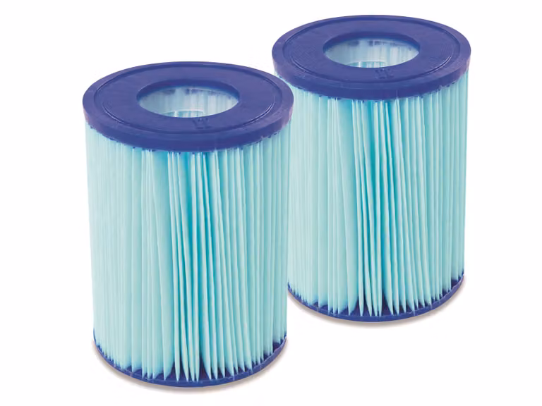 Cartuccia filtrante antimicrobica Flowclear formato II: 10,6 x 13,6 cm confezione doppia