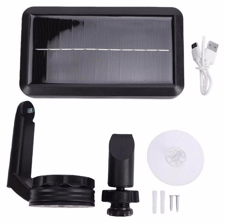 Lampada solare da esterno, 600 lumen, con sensore di movimento, grado di protezione IP65, 3 modalità, con sistema di fissaggio magnetico