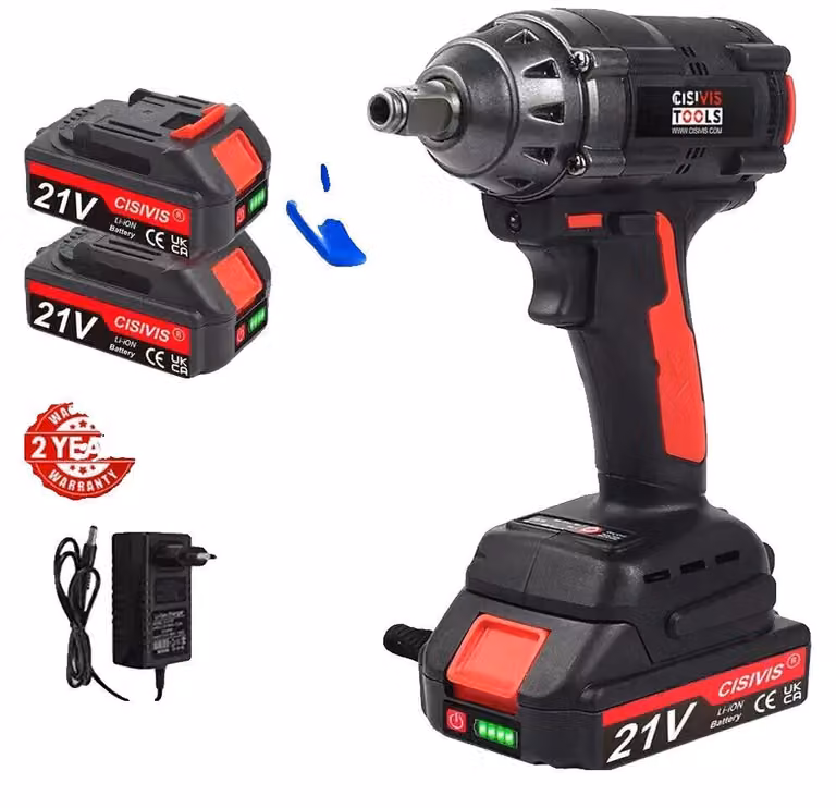 Trapano avvitatore a batteria, coppia massima di 1000 Nm, batteria da 21V, motore brushless, controllo continuo della velocità, tecnologia di arresto inverso