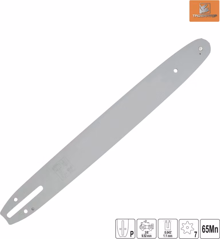 Führungsschiene Länge 35 cm / 14" - 3/8" x 1,1 mm Zähne 7