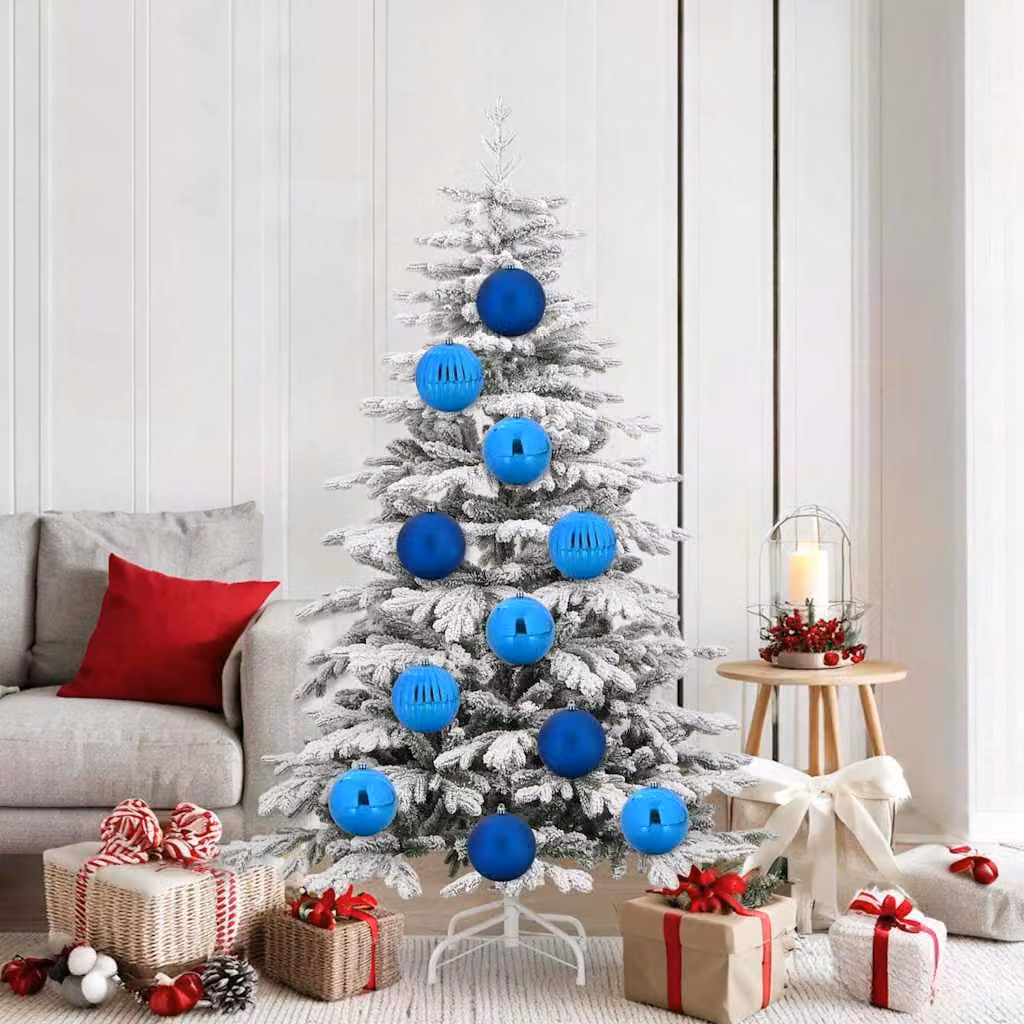 Set di 9 palline di Natale blu vidaXL in plastica, diametro: 15 cm