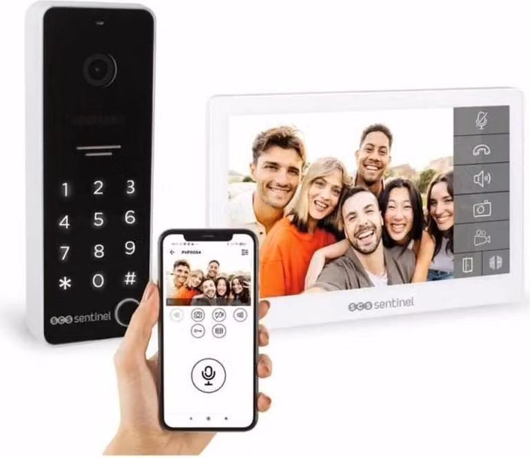 Videocitofono collegato in rete con tastiera - SCS SENTINEL - CodeVisio Wi-Fi - 6 melodie