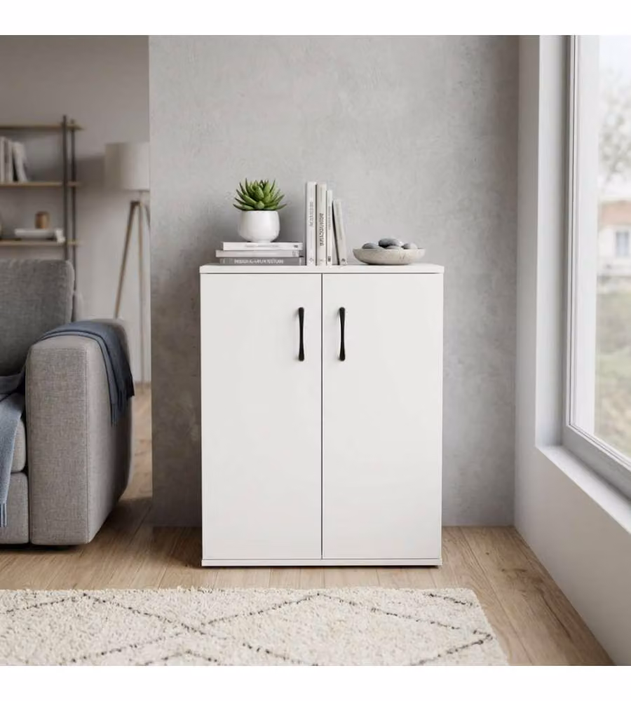 Cosma Mobile Bennie Fisso in Legno Bianco 60x30x78.5 cm Moderno