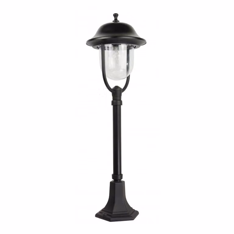 Lampada da giardino retrò a stelo 87 cm 1xE27 nero IP43 SU-MA Prince K 5002/3/O