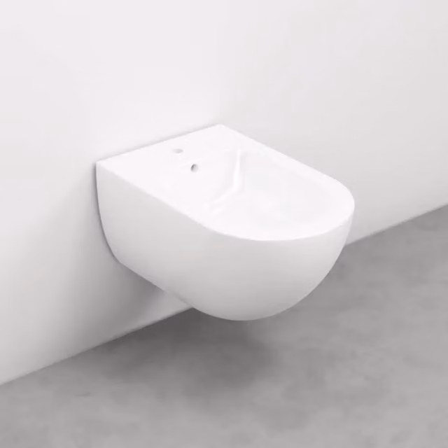 Bidet Sospeso Ceramica Cielo "Enjoy 53" Bianco Lucido