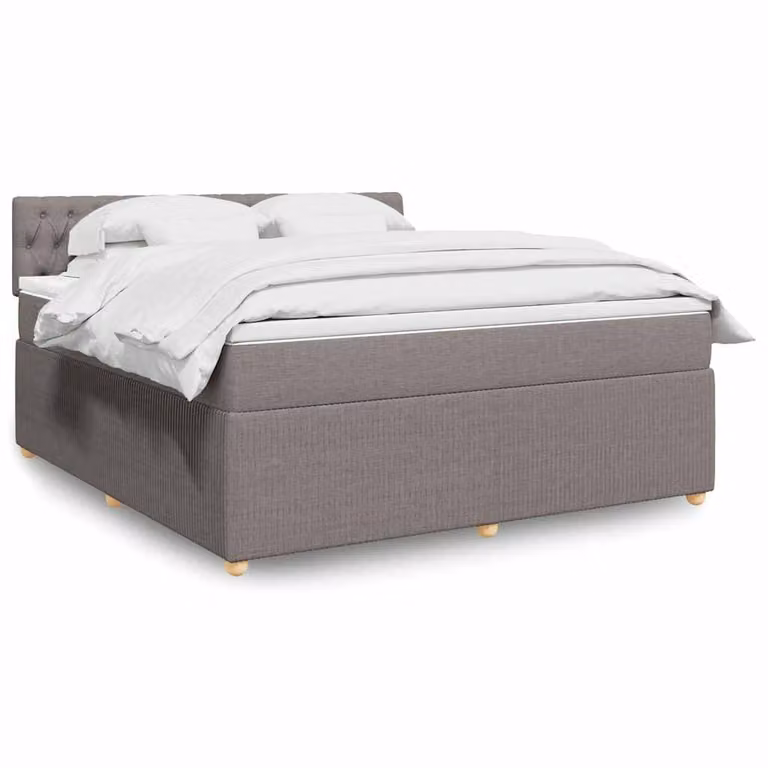vidaXL Letto Ibrido con Materasso in Tessuto, L/P/H: 180 x 200 x 100,5 cm
