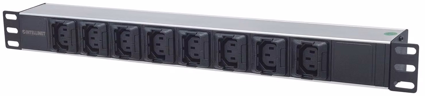 Intellinet 163651 PDU Intellinet 19" presa IEC a 8 vie C13 con morsetti