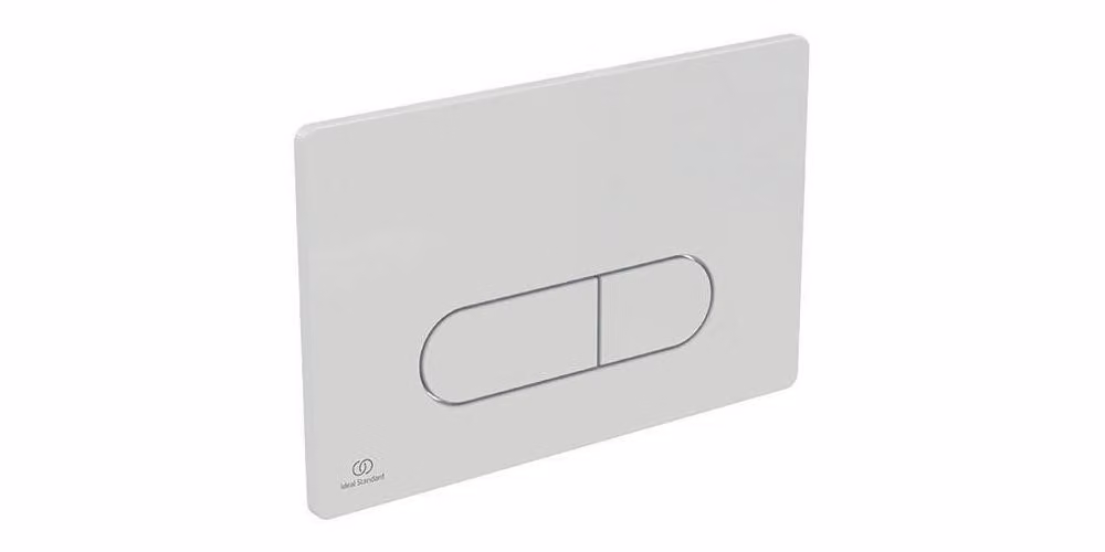 Ideal Standard Oleas - Pulsante di comando dello sciacquone Oleas M1, SmartFlush, bianco R0117AC