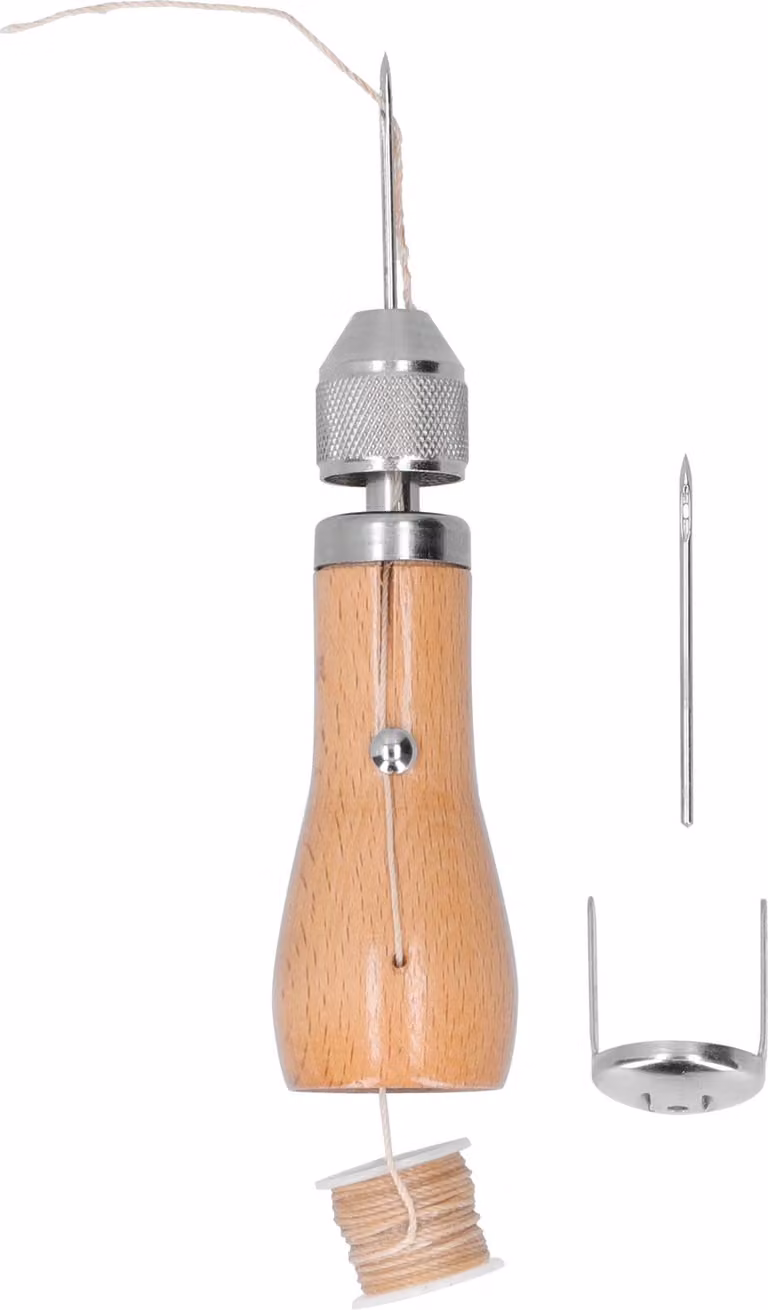 Punteruolo in pelle, cucitrice in pelle, punteruolo per il punto di chiusura, strumento per cucire a mano, strumento per cucire in pelle, accessorio per il fai da te in pelle