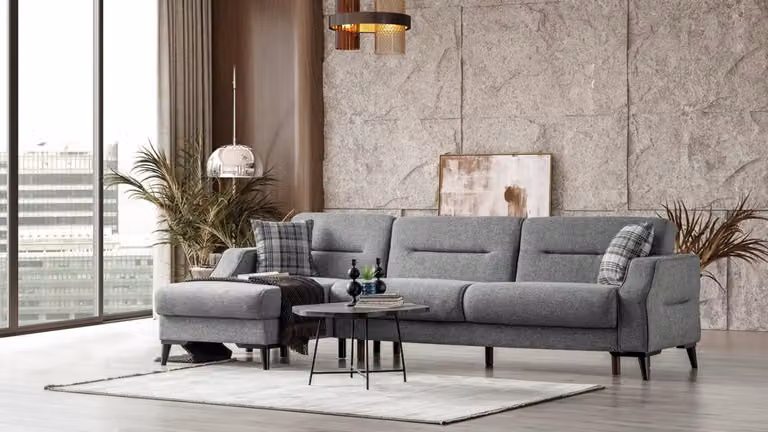 Stilvolles Ecksofa L-Form Modernes Design für komfortables und elegantes Wohnen