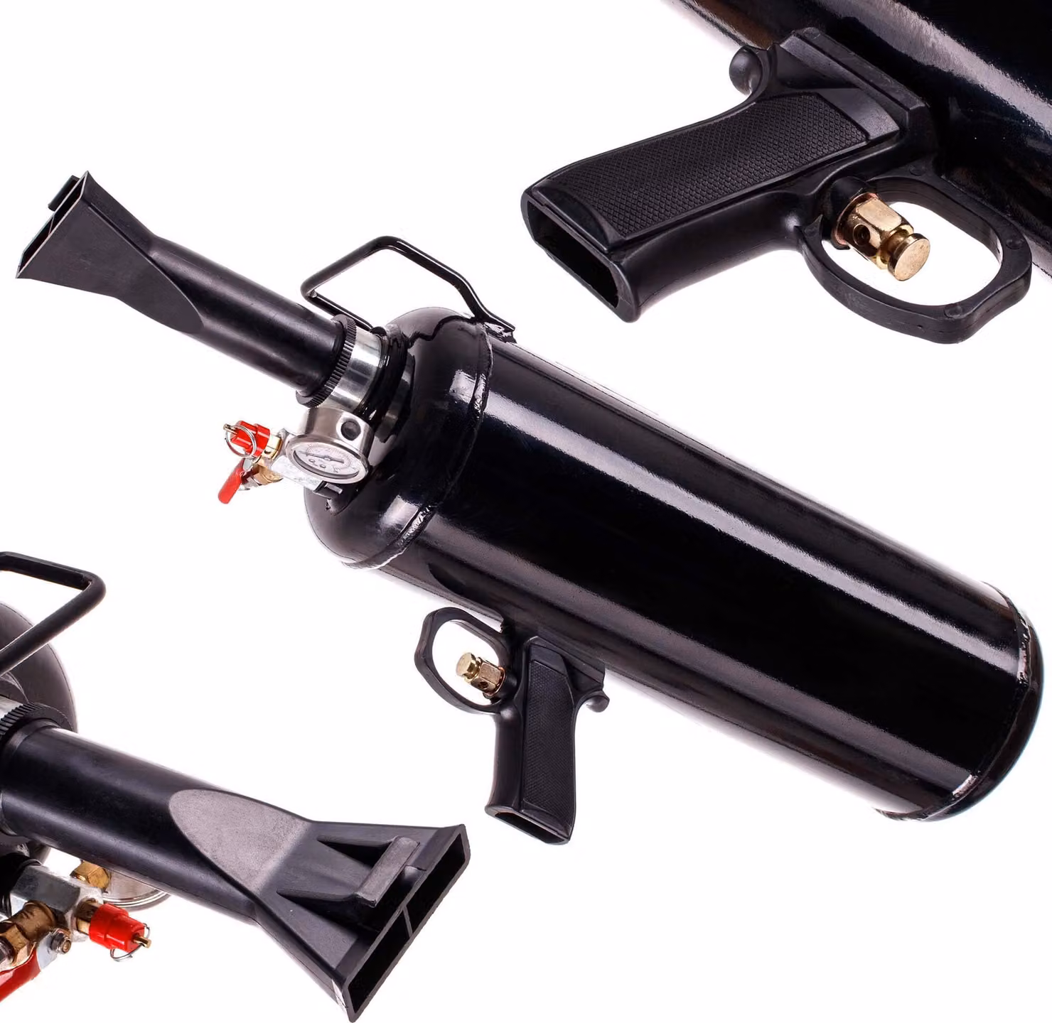 Gonfiatore e gonfiatore Bazooka professionale per pneumatici con serbatoio da 9 litri