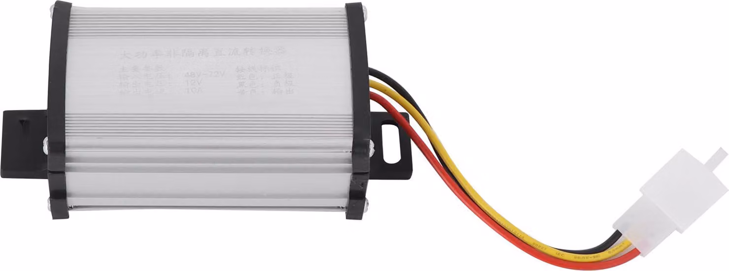 Modulo adattatore convertitore di tensione CC 48 V-72 V a 12 V/10 A, componenti per veicoli elettrici
