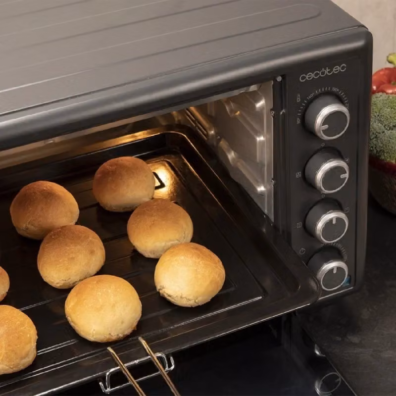 Fornetto elettrico Cecotec Bake&Toast 6090 Black Gyro con convezione e cestello rotante, Nero – 2