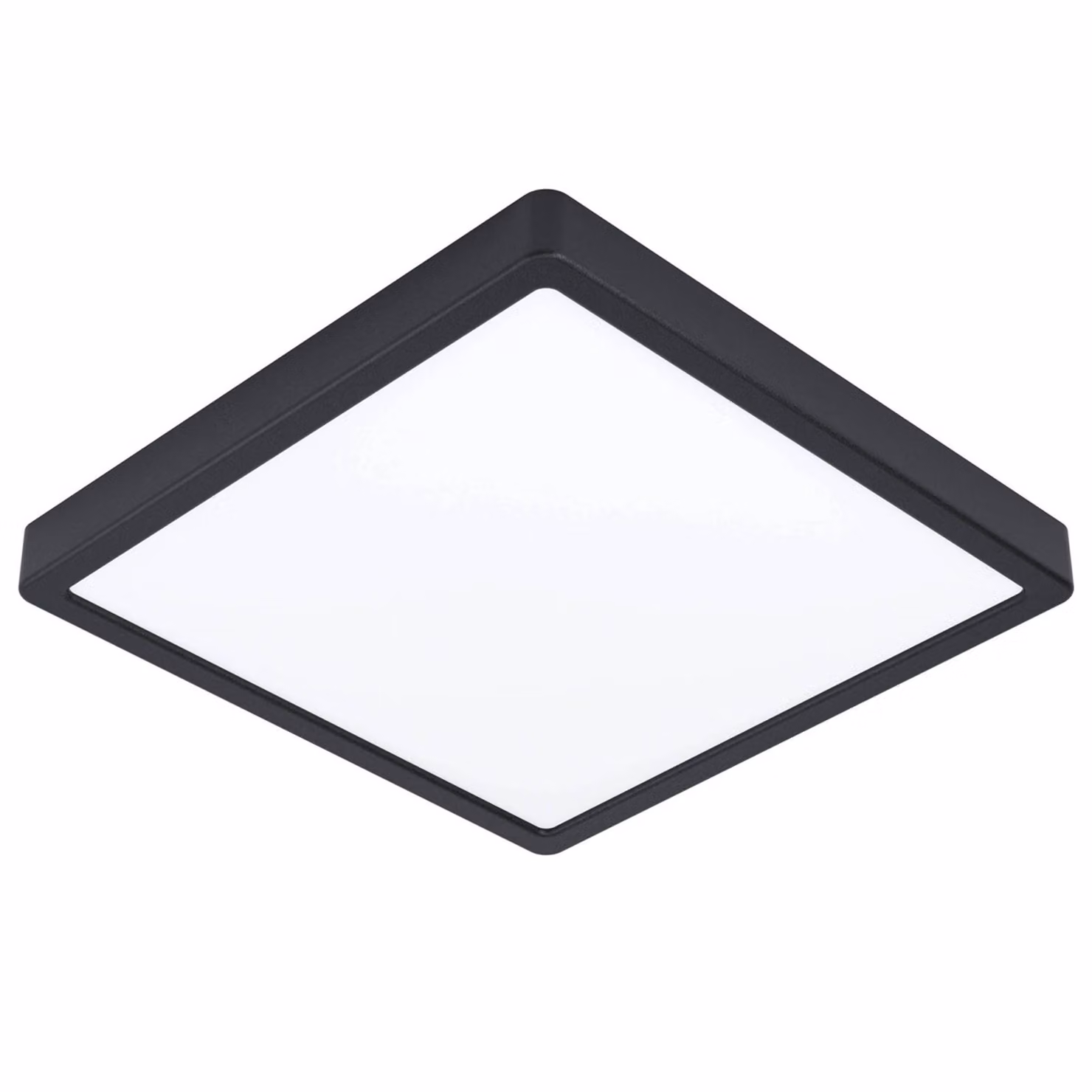 Eglo LED plafoniera a pannello Fueva 5 Black 29x29cm 20,5W 2400lm Bianco caldo 3000K