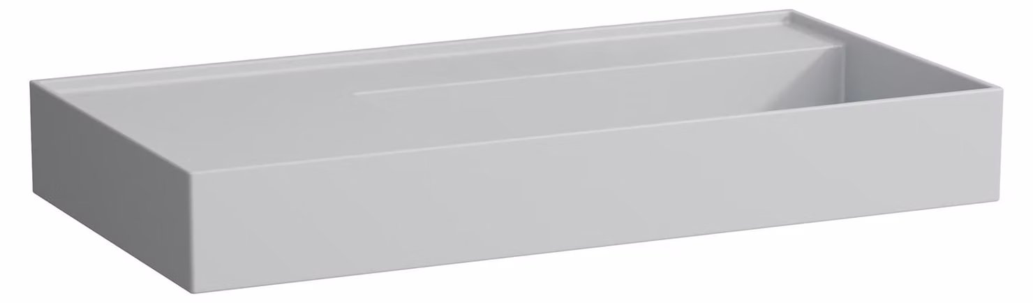 LAUFEN Kartell lavabo à poser, tablette à gauche, sans trou pour robinet, sans trop-plein, 900x460mm, H8183397591121, H8183397591121