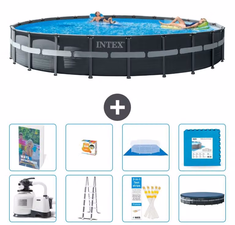 Ultra XTR Pool Rund - 732x132 cm - Set da 7 pezzi, modello S570