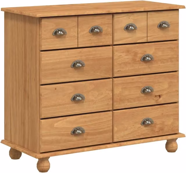Cassettiera ASKIM Marrone 91 x 40 x 79 cm Pino massello CFW4881523