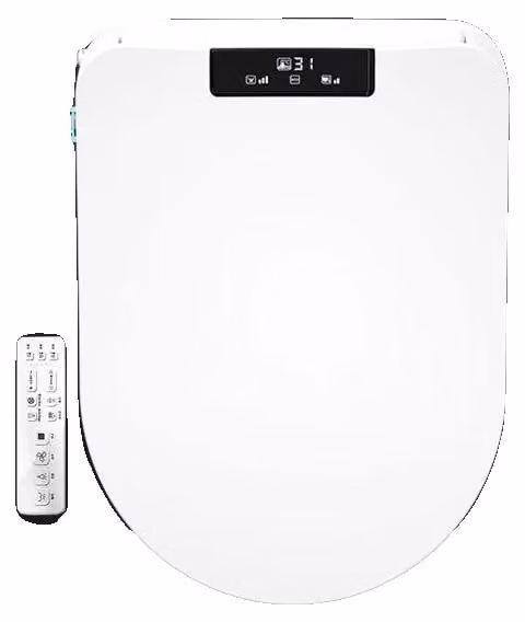 Copertura per WC e bidet, telecomando senza fili, sedile riscaldato, apertura automatica breve, spina di tipo EU