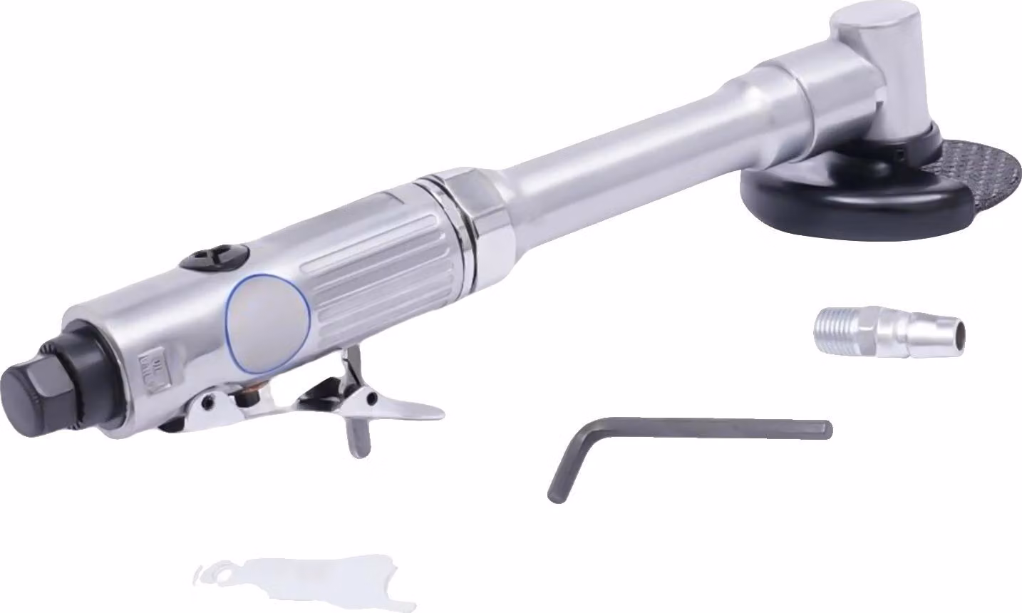 Smerigliatrice angolare, Potenza pneumatica, Design ergonomico, Argento