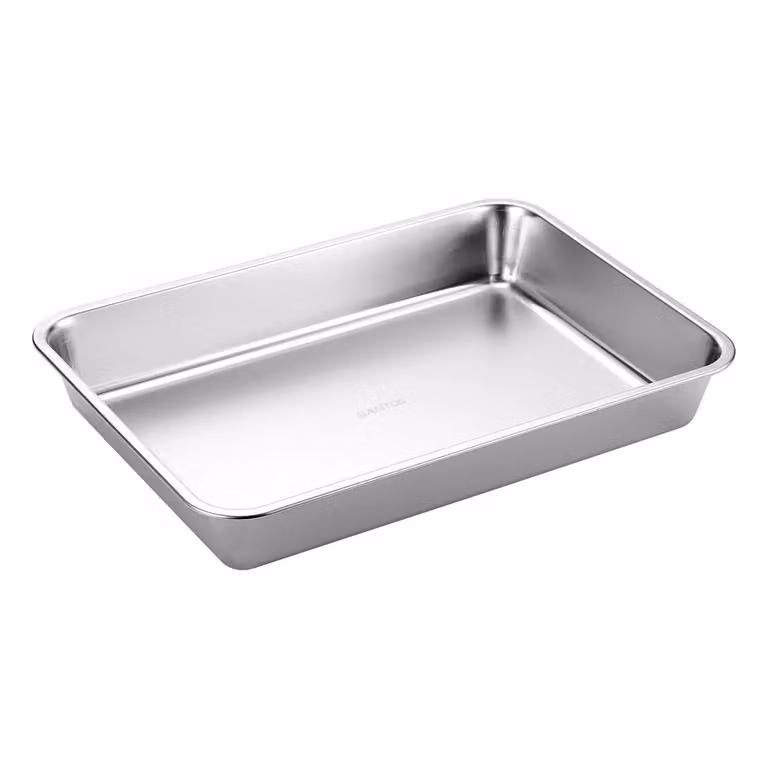Vassoio per griglia e vassoio raccogli-gocce grande in acciaio inox - Santos Grills