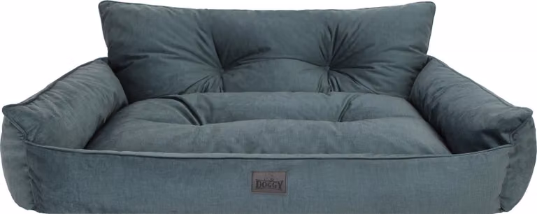 Cuccia per cani, lettino per animali domestici, cuscino imbottito per cani, letto, divano per cani, materasso per animali, divano per cani, materasso - Joker, imbottito - 106 x 80 cm [Dimensione: XXL] - Verde fantasia