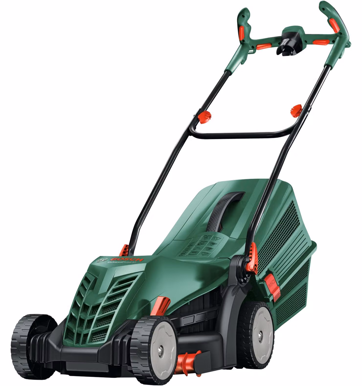 Bosch Powertools Electric Lawnmower UniversalRotak 37-570 (green, 1,400 watts, width 37 cm)