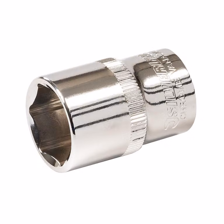 Bussole esagonali, metriche, azionamento da 1/2 pollice, set da 10 pezzi 10-19 mm