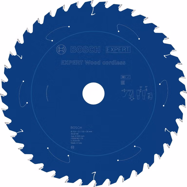 Lama circolare Bosch EXPERT Wood, 254x2,1x30 mm, Z40
