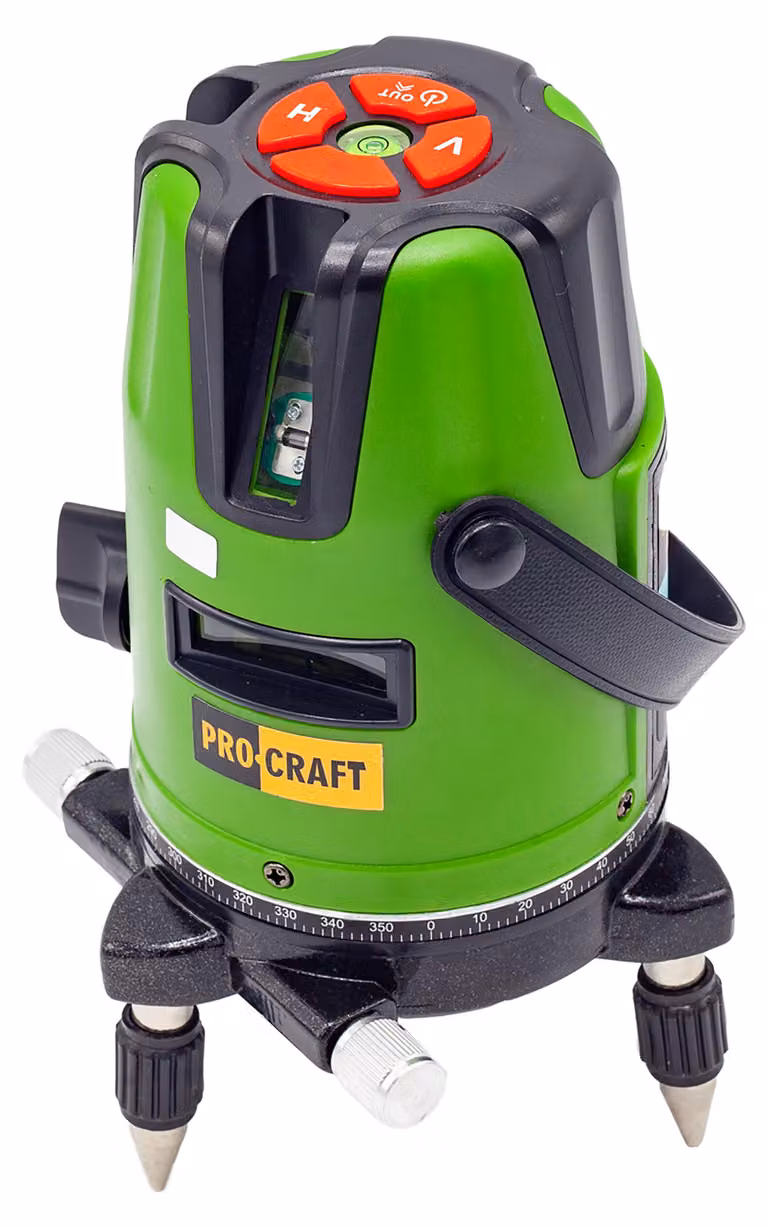 Laser a linea verde LE-3D di Procraft, autolivellante trasversale