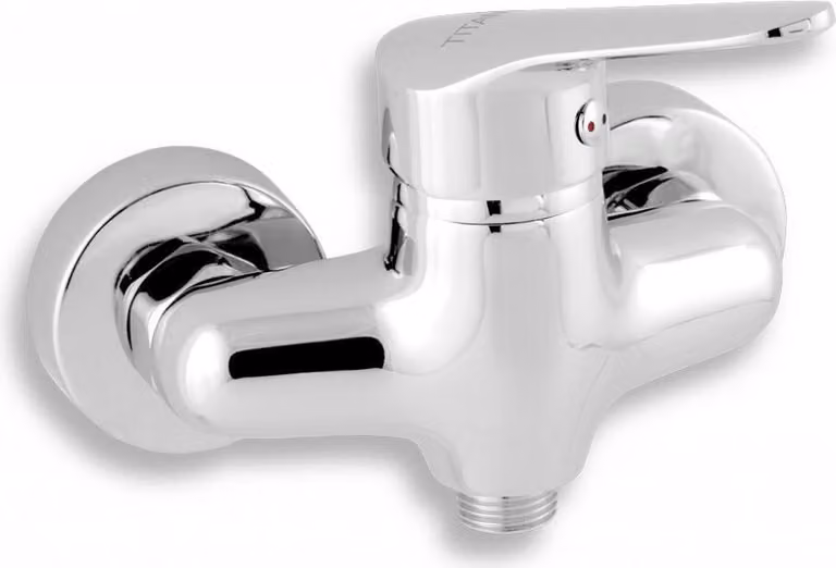 Rubinetto doccia Titania senza accessori 100mm Titan IRIS New chrom